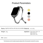 四葉草鑽石鋅合金錶帶，適用於Apple Watch 46mm / 49mm / 45mm / 44mm，適用於Apple Watch 42mm / 41mm / 40mm / 38mm