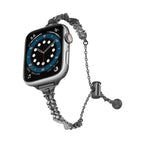 翼形碎鑽鋅合金錶帶，適用於Apple Watch 46mm / 49mm / 45mm / 44mm，適用於Apple Watch 42mm / 41mm / 40mm / 38mm