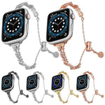 翼形碎鑽鋅合金錶帶，適用於Apple Watch 46mm / 49mm / 45mm / 44mm，適用於Apple Watch 42mm / 41mm / 40mm / 38mm