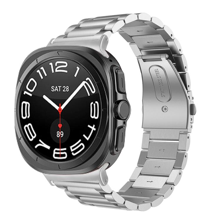 三珠不鏽鋼錶帶，適用於Samsung Galaxy Watch Ultra 47mm / Ultra 2025