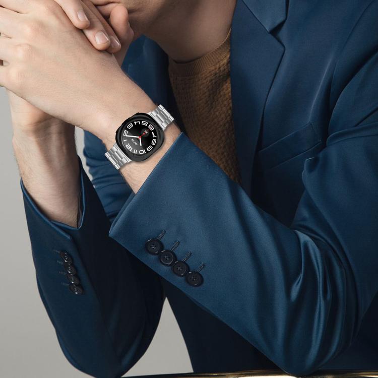 三珠不鏽鋼錶帶，適用於Samsung Galaxy Watch Ultra 47mm / Ultra 2025