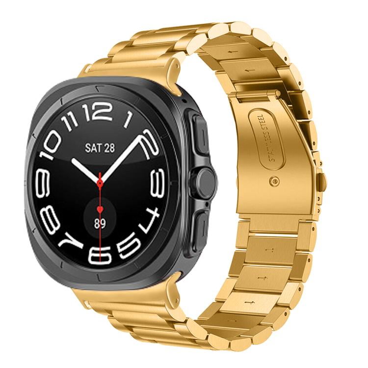三珠不鏽鋼錶帶，適用於Samsung Galaxy Watch Ultra 47mm / Ultra 2025