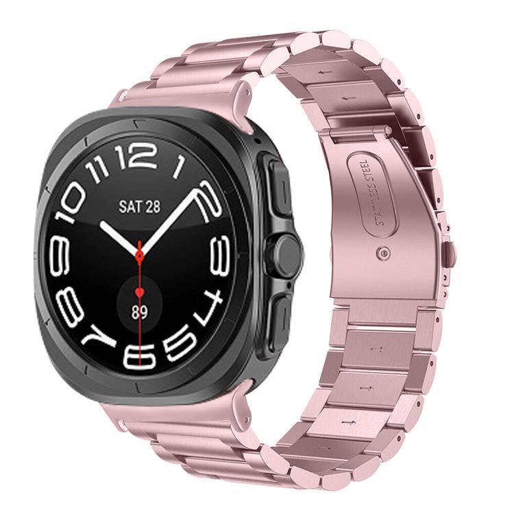 三珠不鏽鋼錶帶，適用於Samsung Galaxy Watch Ultra 47mm / Ultra 2025