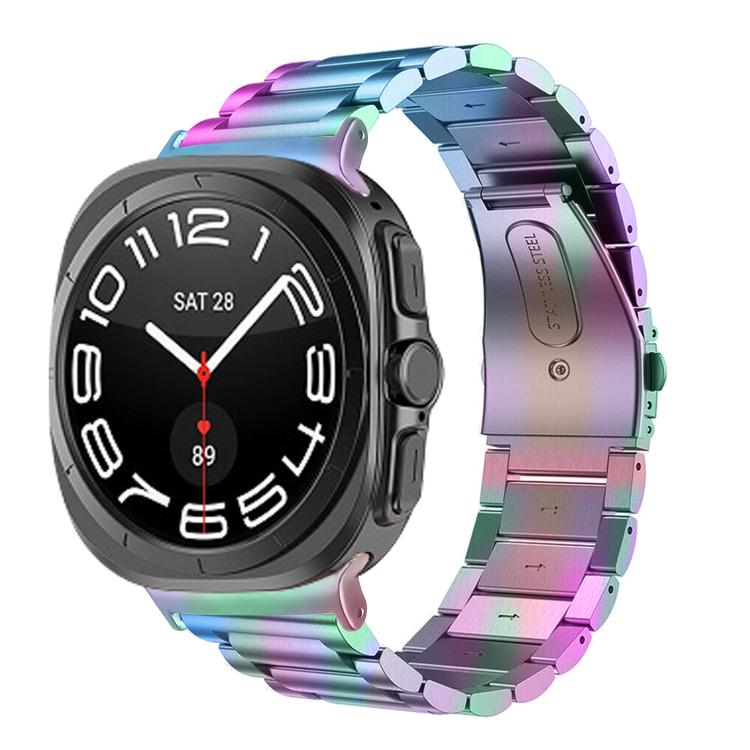 三珠不鏽鋼錶帶，適用於Samsung Galaxy Watch Ultra 47mm / Ultra 2025