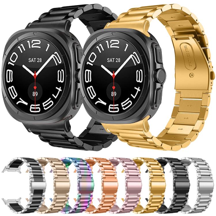 三珠不鏽鋼錶帶，適用於Samsung Galaxy Watch Ultra 47mm / Ultra 2025