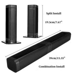 BKS-33 5.0 電視家用無線音響條，支援 TF，拆卸拼接，3D 立體聲效果