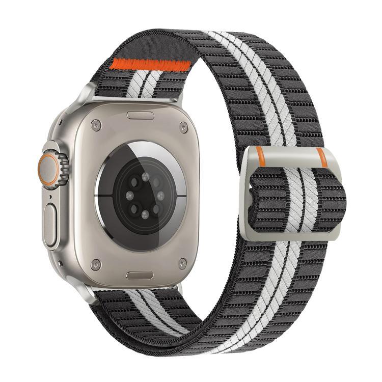 Watchman 機械扣尼龍錶帶，適用於 Apple Watch 46mm / 49mm / 45mm / 44mm，適用於 Apple Watch 42mm / 41mm / 40mm / 38mm