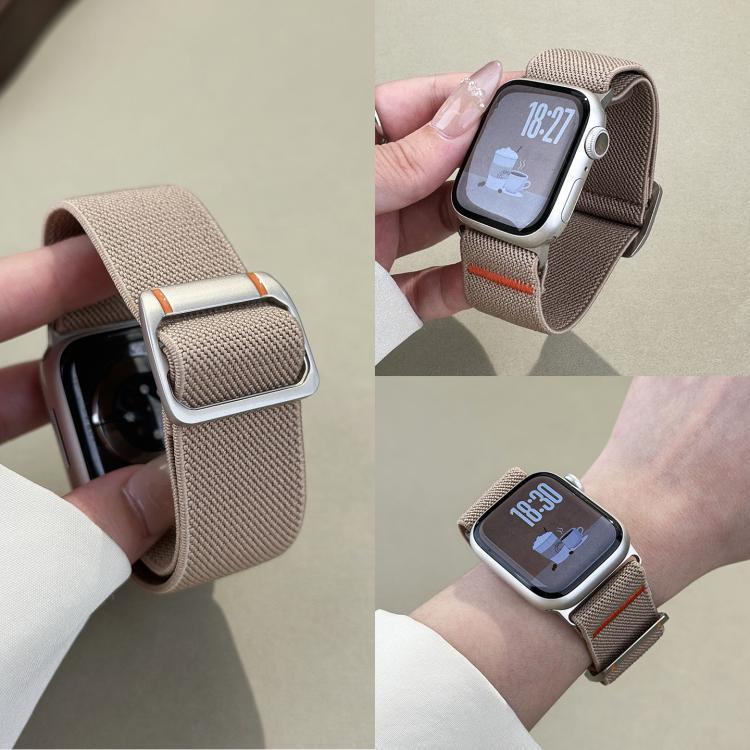 Watchman 機械扣尼龍錶帶，適用於 Apple Watch 46mm / 49mm / 45mm / 44mm，適用於 Apple Watch 42mm / 41mm / 40mm / 38mm