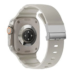 磁吸扣矽膠錶帶，適用於 Apple Watch 46mm / 49mm / 45mm / 44mm