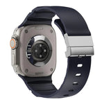 磁吸扣矽膠錶帶，適用於 Apple Watch 46mm / 49mm / 45mm / 44mm