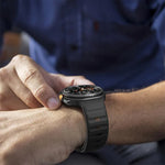 波浪反扣矽膠錶帶，適用於 Samsung Galaxy Watch8 / Watch8 Classic