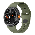 波浪反扣矽膠錶帶，適用於 Samsung Galaxy Watch8 / Watch8 Classic