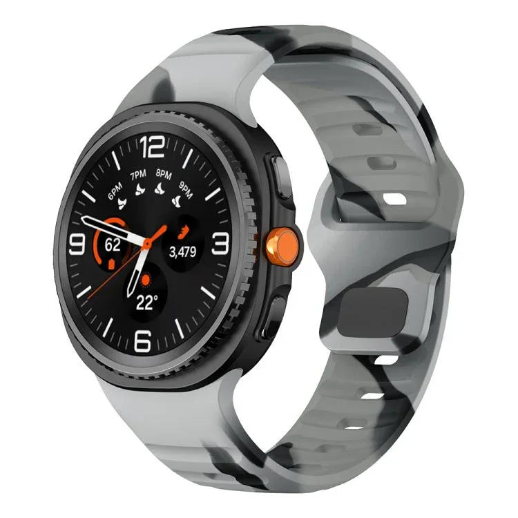 波浪反扣矽膠錶帶，適用於 Samsung Galaxy Watch8 / Watch8 Classic