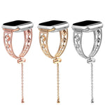 鉑金星鋯金屬錶帶，適用於 Apple Watch 46mm / 49mm / 45mm / 44mm，適用於 Apple Watch 42mm / 41mm / 40mm / 38mm