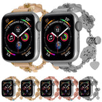 四葉草鍊合金錶帶，適用於 Apple Watch 46mm / 49mm / 45mm / 44mm，適用於 Apple Watch 42mm / 41mm / 40mm / 38mm