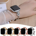 四葉草鍊合金錶帶，適用於 Apple Watch 46mm / 49mm / 45mm / 44mm，適用於 Apple Watch 42mm / 41mm / 40mm / 38mm
