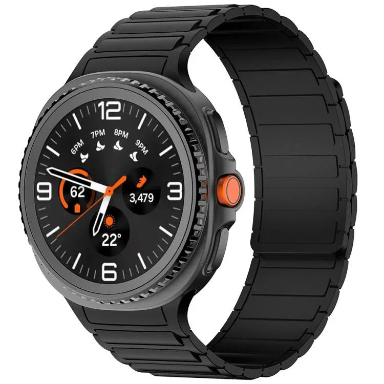 三珠磁吸矽膠錶帶，適用於 Samsung Galaxy Watch8 / Watch8 Classic