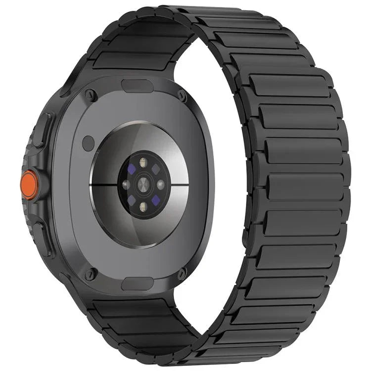 三珠磁吸矽膠錶帶，適用於 Samsung Galaxy Watch8 / Watch8 Classic
