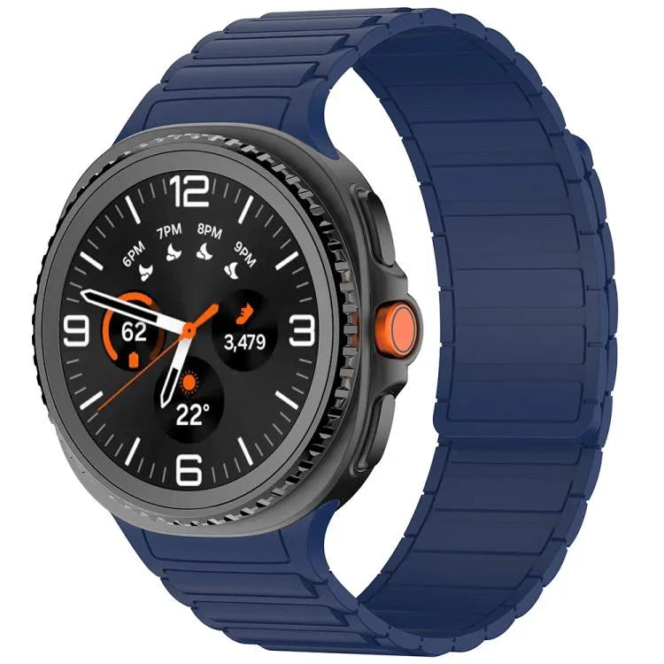 三珠磁吸矽膠錶帶，適用於 Samsung Galaxy Watch8 / Watch8 Classic