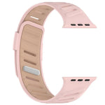 斜扣透氣雙色矽膠錶帶，適用於 Apple Watch 46mm / 49mm / 45mm / 44mm