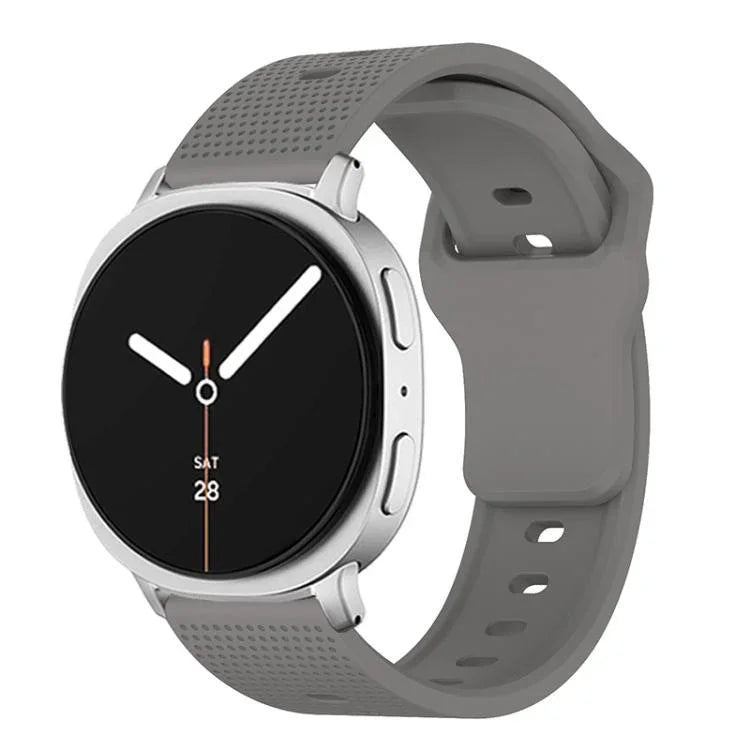 圓點釘扣矽膠錶帶，適用於 Samsung Galaxy Watch8 / Watch8 Classic