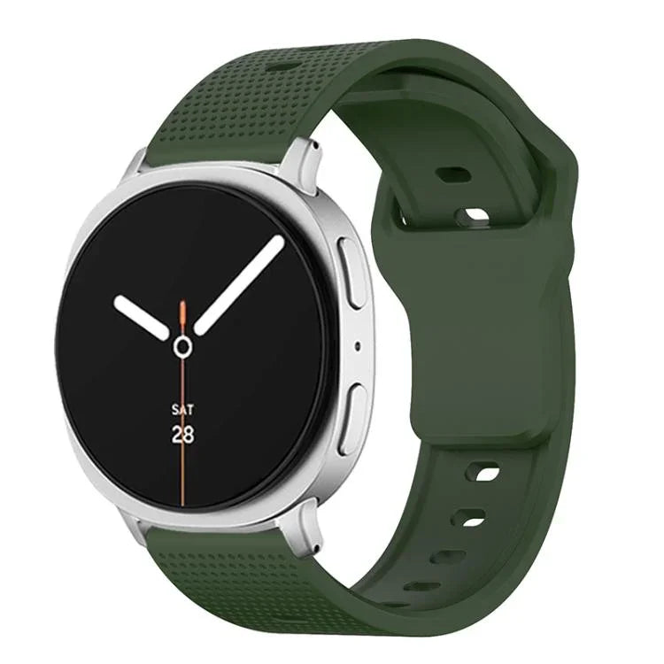 圓點釘扣矽膠錶帶，適用於 Samsung Galaxy Watch8 / Watch8 Classic