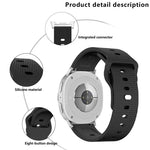 圓點釘扣矽膠錶帶，適用於 Samsung Galaxy Watch8 / Watch8 Classic