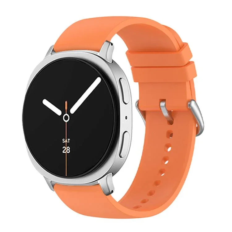 圓尾矽膠錶帶，適用於 Samsung Galaxy Watch8 / Watch8 Classic