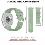 圓尾矽膠錶帶，適用於 Samsung Galaxy Watch8 / Watch8 Classic