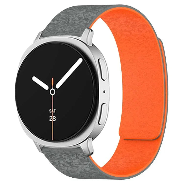 雲木紋磁吸矽膠錶帶，適用於 Samsung Galaxy Watch8 / Watch8 Classic