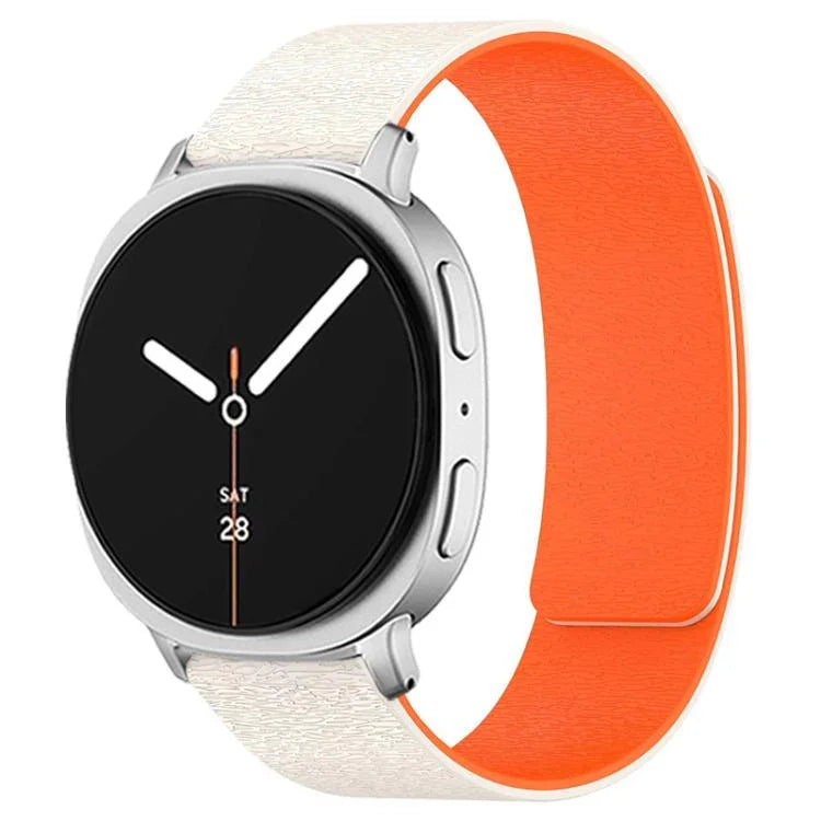 雲木紋磁吸矽膠錶帶，適用於 Samsung Galaxy Watch8 / Watch8 Classic