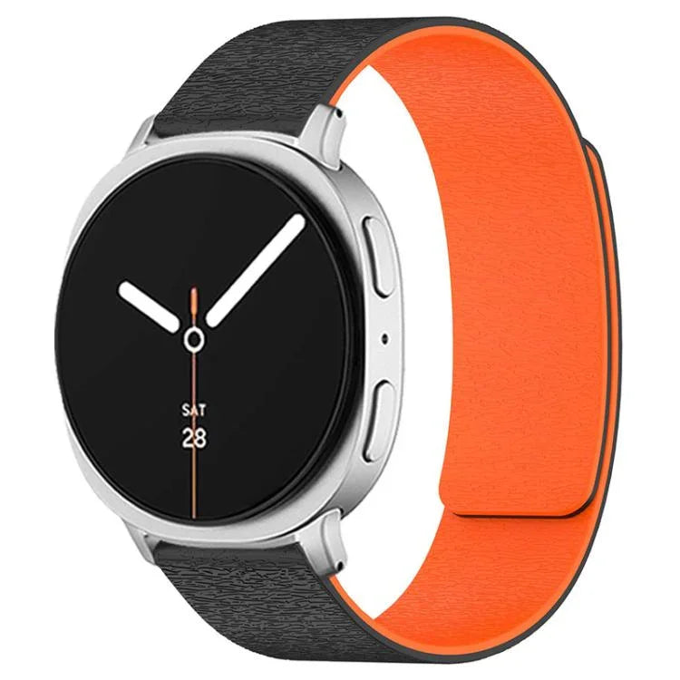 雲木紋磁吸矽膠錶帶，適用於 Samsung Galaxy Watch8 / Watch8 Classic