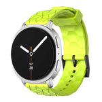 足球紋理純色矽膠錶帶，適用於 Samsung Galaxy Watch8 / Watch8 Classic