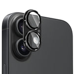 ENKAY CD 紋理鋁合金鋼化玻璃鏡頭保護膜，適用於 iPhone 17