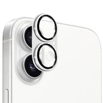 ENKAY CD 紋理鋁合金鋼化玻璃鏡頭保護膜，適用於 iPhone 17