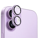 ENKAY CD 紋理鋁合金鋼化玻璃鏡頭保護膜，適用於 iPhone 17