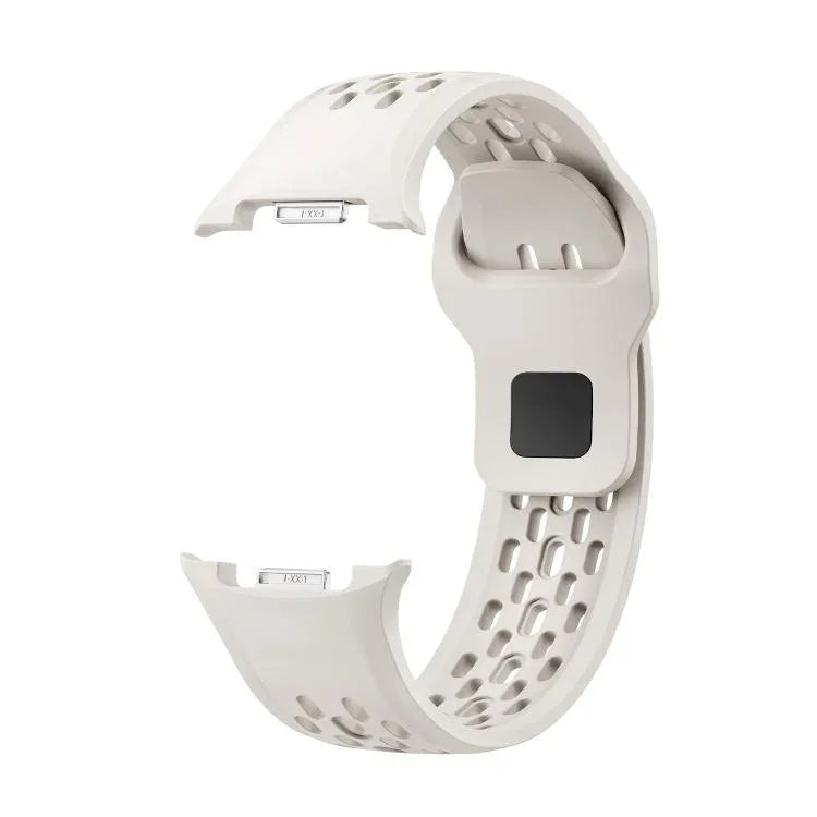 Speed Bezel and Black Reverse Buckle Silicone Watch Band, For Samsung Galaxy Watch8 44mm, For Samsung Galaxy Watch8 40mm