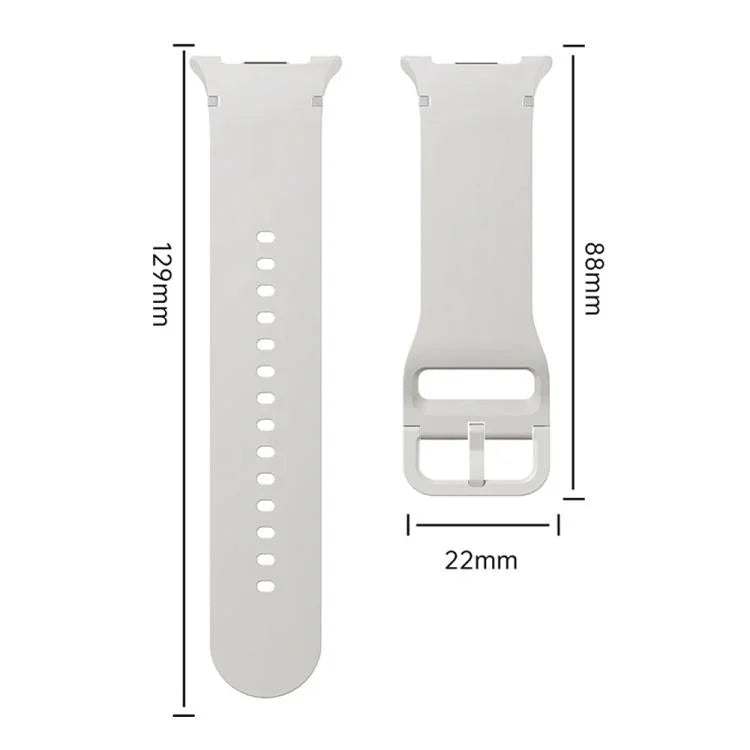 菱形紋理錶圈及純色縫線矽膠錶帶，適用於 Samsung Galaxy Watch8 44mm，適用於 Samsung Galaxy Watch8 40mm