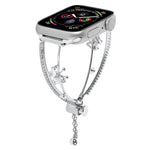 銅鑲嵌蝴蝶鋯石手鍊錶帶，適用於 Apple Watch 46mm / 49mm / 45mm / 44mm，適用於 Apple Watch 42mm / 41mm / 40mm / 38mm