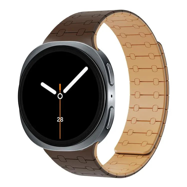 一體式磁吸矽膠錶帶，適用於 Samsung Galaxy Watch8 / Watch8 Classic