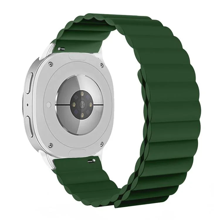 磁吸矽膠錶帶，適用於 Samsung Galaxy Watch8 / Watch8 Classic