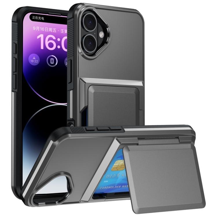 Kalebol 翻蓋卡片錢包防震手機殼，適用於 iPhone 17 Pro Max、iPhone 17 Pro、iPhone 17、iPhone Air、iPhone 16 Pro Max、iPhone 16 Pro、iPhone 16 Plus、iPhone 16