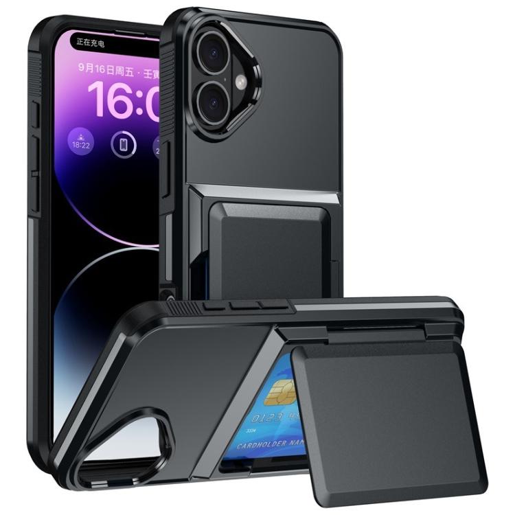 Kalebol 翻蓋卡片錢包防震手機殼，適用於 iPhone 17 Pro Max、iPhone 17 Pro、iPhone 17、iPhone Air、iPhone 16 Pro Max、iPhone 16 Pro、iPhone 16 Plus、iPhone 16