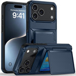 Kalebol 翻蓋卡片錢包防震手機殼，適用於 iPhone 17 Pro Max、iPhone 17 Pro、iPhone 17、iPhone Air、iPhone 16 Pro Max、iPhone 16 Pro、iPhone 16 Plus、iPhone 16