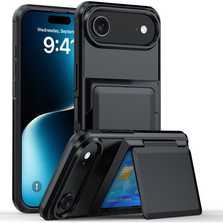 Kalebol 翻蓋卡片錢包防震手機殼，適用於 iPhone 17 Pro Max、iPhone 17 Pro、iPhone 17、iPhone Air、iPhone 16 Pro Max、iPhone 16 Pro、iPhone 16 Plus、iPhone 16