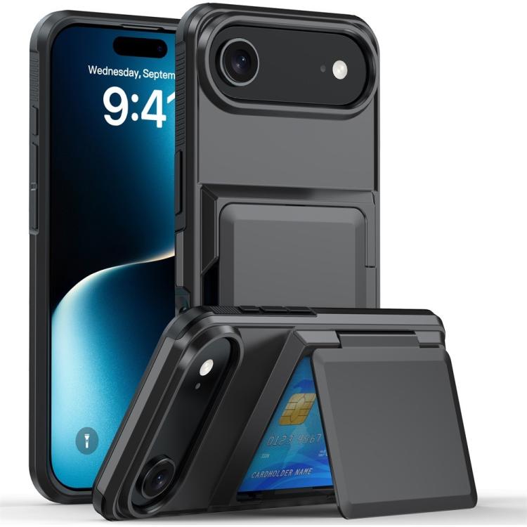 Kalebol 翻蓋卡片錢包防震手機殼，適用於 iPhone 17 Pro Max、iPhone 17 Pro、iPhone 17、iPhone Air、iPhone 16 Pro Max、iPhone 16 Pro、iPhone 16 Plus、iPhone 16