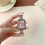 蝴蝶結小腰磁吸矽膠錶帶，適用於 Apple Watch 46mm / 49mm / 45mm / 44mm，適用於 Apple Watch 42mm / 41mm / 40mm / 38mm