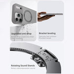 Kalebol 旋轉磁吸支架 MagSafe 手機殼，適用於 iPhone 17 Pro Max、iPhone 17 Pro、iPhone 17、iPhone Air、iPhone 16 Pro Max、iPhone 16 Pro、iPhone 16 Plus、iPhone 16