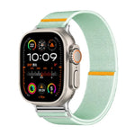 可調節單圈彈性尼龍錶帶，適用於 Apple Watch 46mm / 49mm / 45mm / 44mm，適用於 Apple Watch 42mm / 41mm / 40mm / 38mm