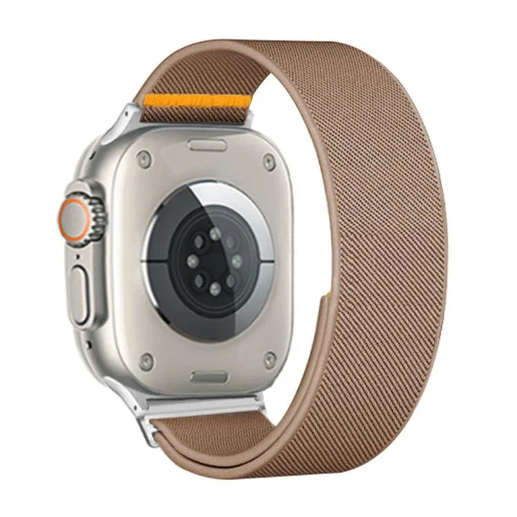 可調節單圈彈性尼龍錶帶，適用於 Apple Watch 46mm / 49mm / 45mm / 44mm，適用於 Apple Watch 42mm / 41mm / 40mm / 38mm